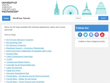 Tablet Screenshot of blog.westminster.ac.uk